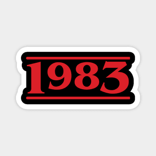 1983 - Stranger Things Magnet