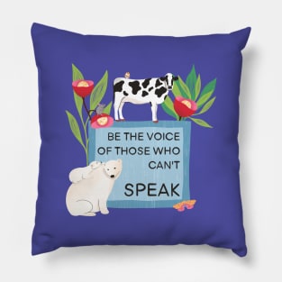 Animal Rights Pillow