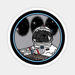 Sci Fi Space Dog in Spaceship Magnet