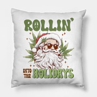 Rolling into the Holidays Pillow