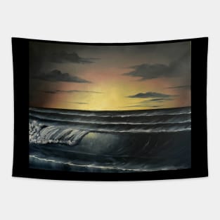 Sunset Wave Tapestry