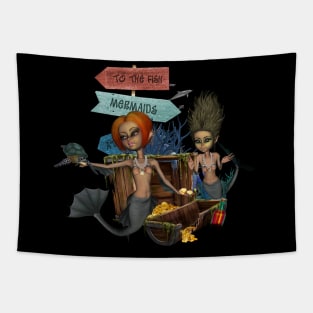 The treasure of the little mermaids Tapestry