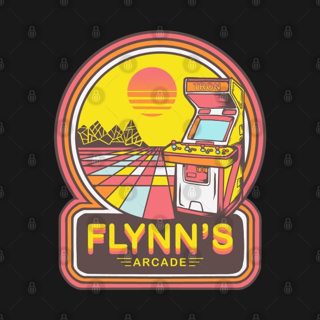 Flynns arcade retro by Utopia Art & Illustration