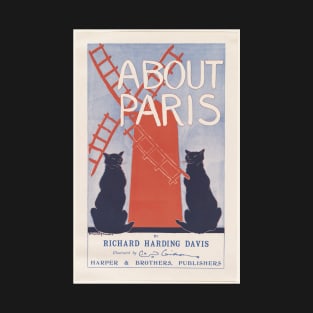 About Paris Vintage Book Poster T-Shirt