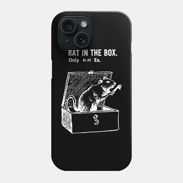 Rat In The Box Phone Case by kthorjensen