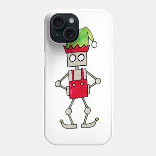 CuteBots Christmas Elf Phone Case