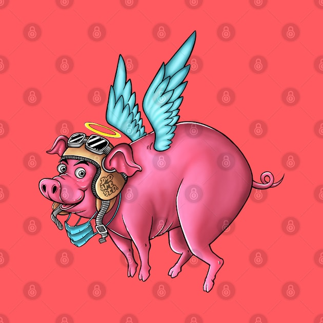 Angel Pig by DMD Art Studio