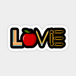 Teacher Appreciation Git - Graphic Love Design Magnet