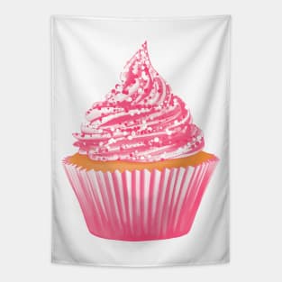 Pink cupcake marker illustration Tapestry