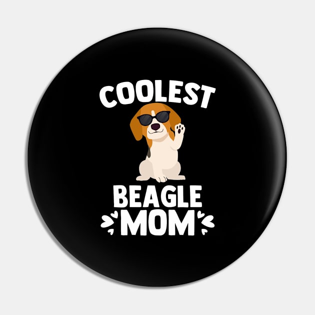 Coolest Beagle Mom Puppy Pet Lover Dog Breed Dog Lover Pin by sBag-Designs