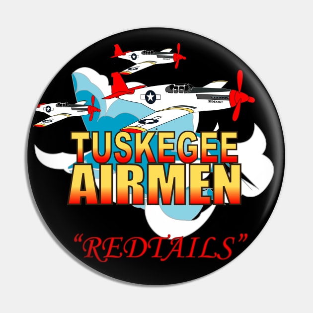 Army Air Corp - Tuskegee Airmen - Redtails - 3AC - X 300 Pin by twix123844