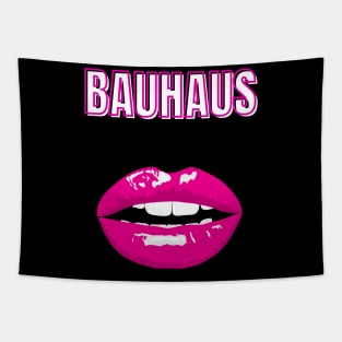 bauhaus red lips Tapestry