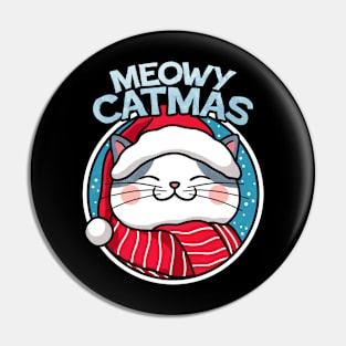 Meowy Catmas Pin