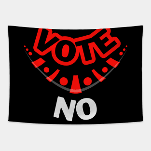 Vote No To The Voice Indigenous Voice To Parliament Boomerang White Edition Tapestry