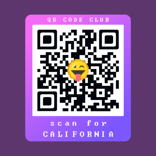 Scan for California, Qr Code Funny Memes by Qr Code Club