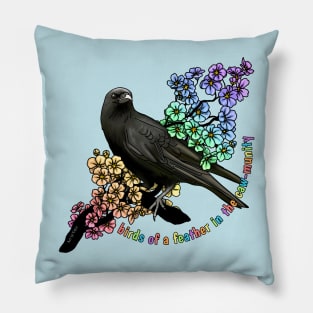 Caw-munity Pillow