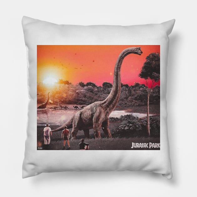 la vida se abre camino braquiosaurio Pillow by uchix