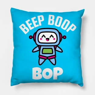 Beep Boop Bop! Pillow