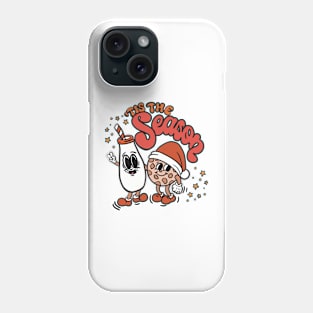 Tis' the season, milk and cookies - Christmas Phone Case