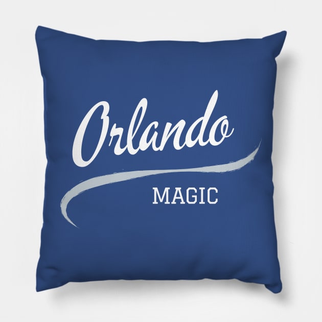 Orlando Magic ORL Pillow by CityTeeDesigns