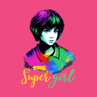 Art super girl T-Shirt