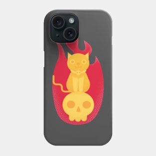 Evil cat. Phone Case