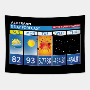 Alderaan 5 Day Forecast Tapestry