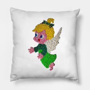 Christmas Popcorn Angel Pillow