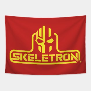 SKELETRON LOGO YELLOW Tapestry