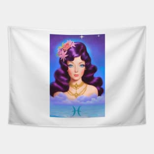 Pisces Girl Tapestry