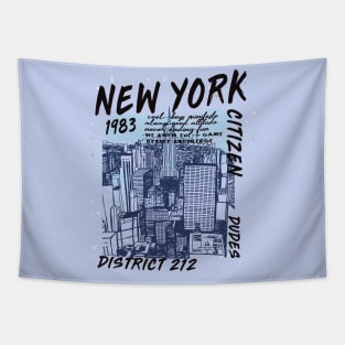 New York City 1983 Tapestry