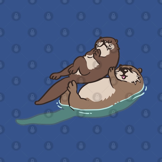 Acroyoga Otter by huebucket