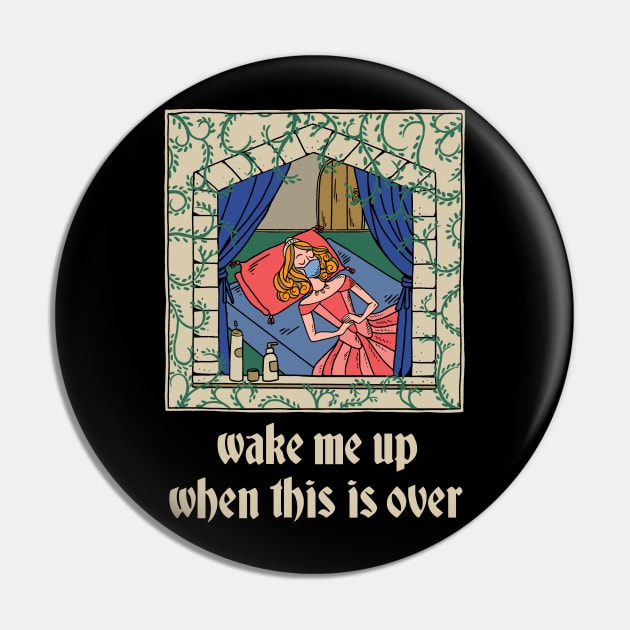 Sarcastic Sleeping Princess Pin by Eclecterie