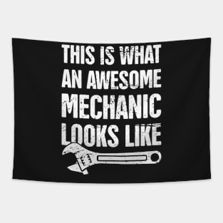 This Is What An Awesome Mechanic Looks Like Tapestry