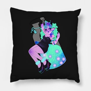 Monster Boba Girl Pillow