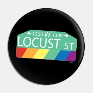 Gayborhood Locust St Pin