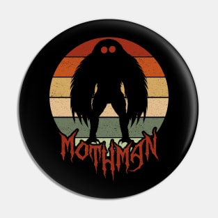 Retro Mothman Pin