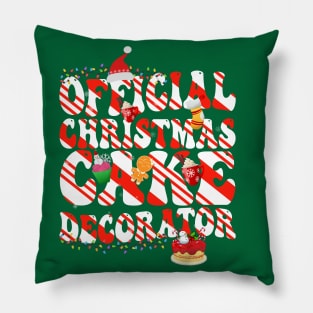 Official Christmas cake decorator - a cake decorator design Pillow