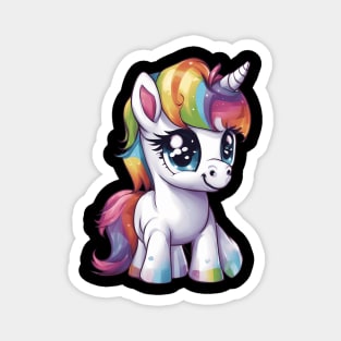 Baby Rainbow Unicorn Magnet