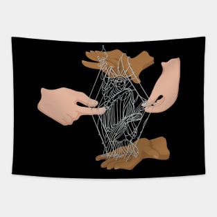 String Figure Game USA! Tapestry