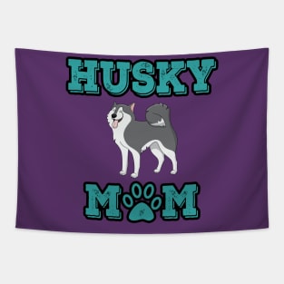 Husky Mom Tapestry