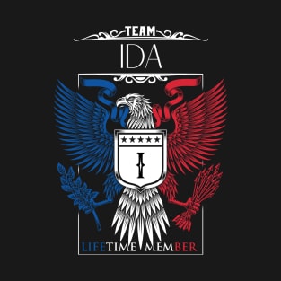 Team Ida Lifetime Member, Ida Name, Ida Middle Name T-Shirt