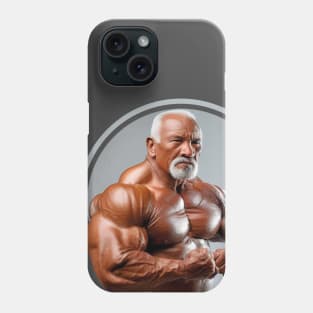 Training hard at the gym Phone Case