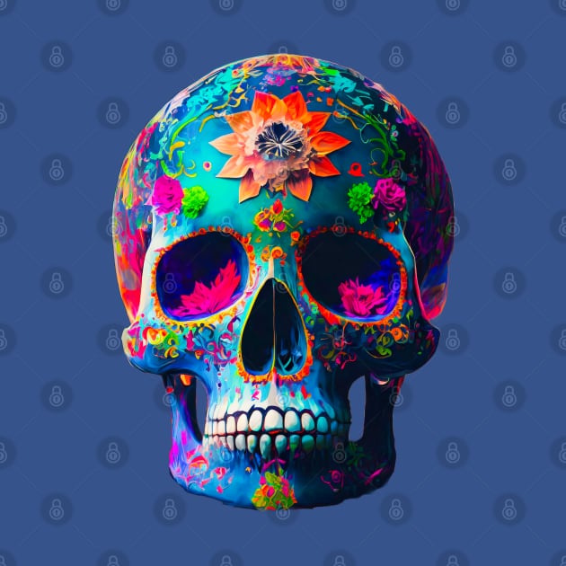 DOD Skull Día de los Muertos by CreativePhil