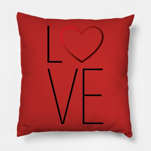 LOVE ME Pillow by EdsTshirts