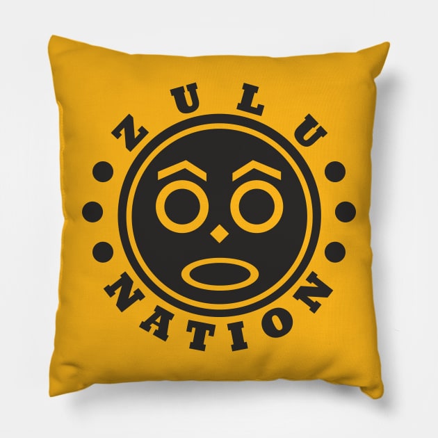 zulu nation records Pillow by goatboyjr