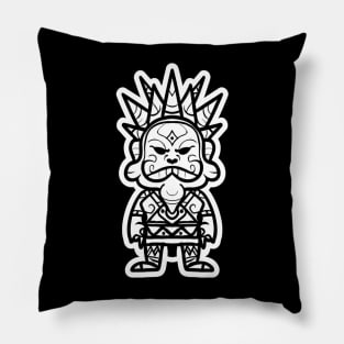 Cute Little Tribal Indian Chief King Pillow