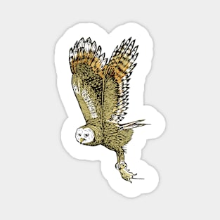 Owl Hunting Day Magnet