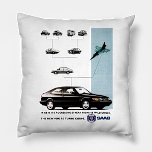 SAAB 900 - advert Pillow