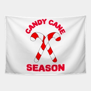 CHRISTMAS Candy Cane Season Tapestry